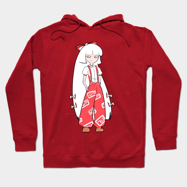 Fujiwara no Mokou Hoodie by Dentfree